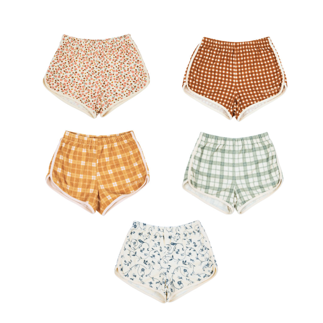 Retro Shorts | Organic Cotton | Lille Cottage Club