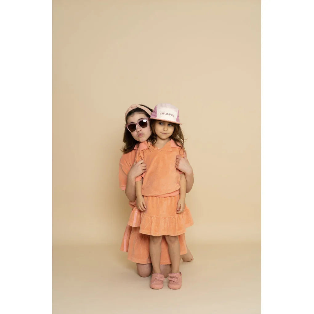 5 Panel Hat | Anti UV - Blush Bloom + Mauve Rose