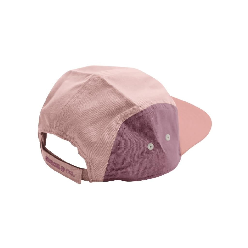 GRECH & CO. 5 Panel Hat | Anti UV GOTS Hats Blush Bloom, Mauve Rose