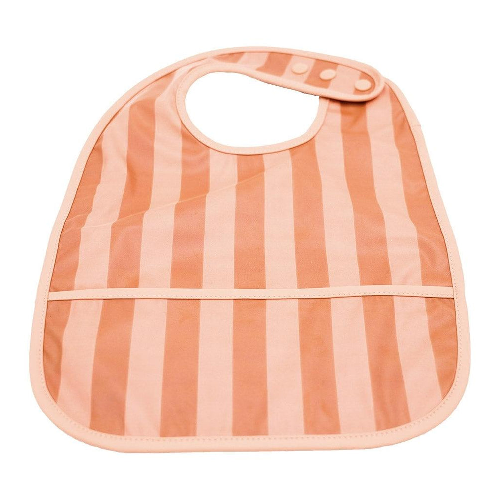 GRECH & CO. Basic Bib Bib Stripes Sunset + Tierra