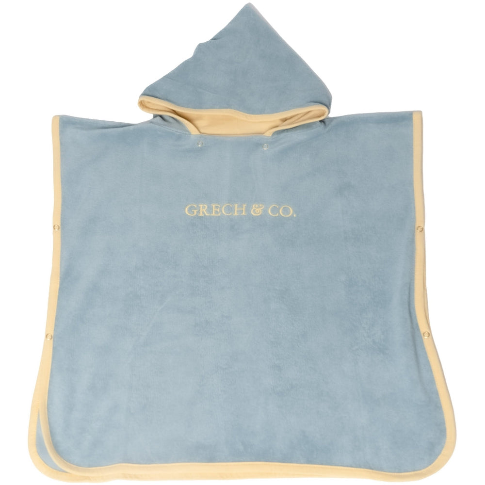 GRECH & CO. Bathing Poncho | GOTS Clothing Sky Blue