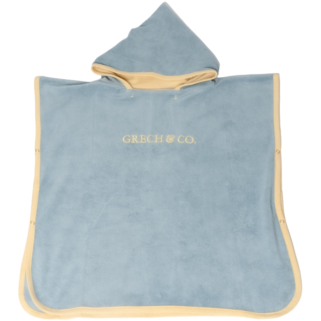 GRECH & CO. Bathing Poncho | GOTS Clothing Sky Blue
