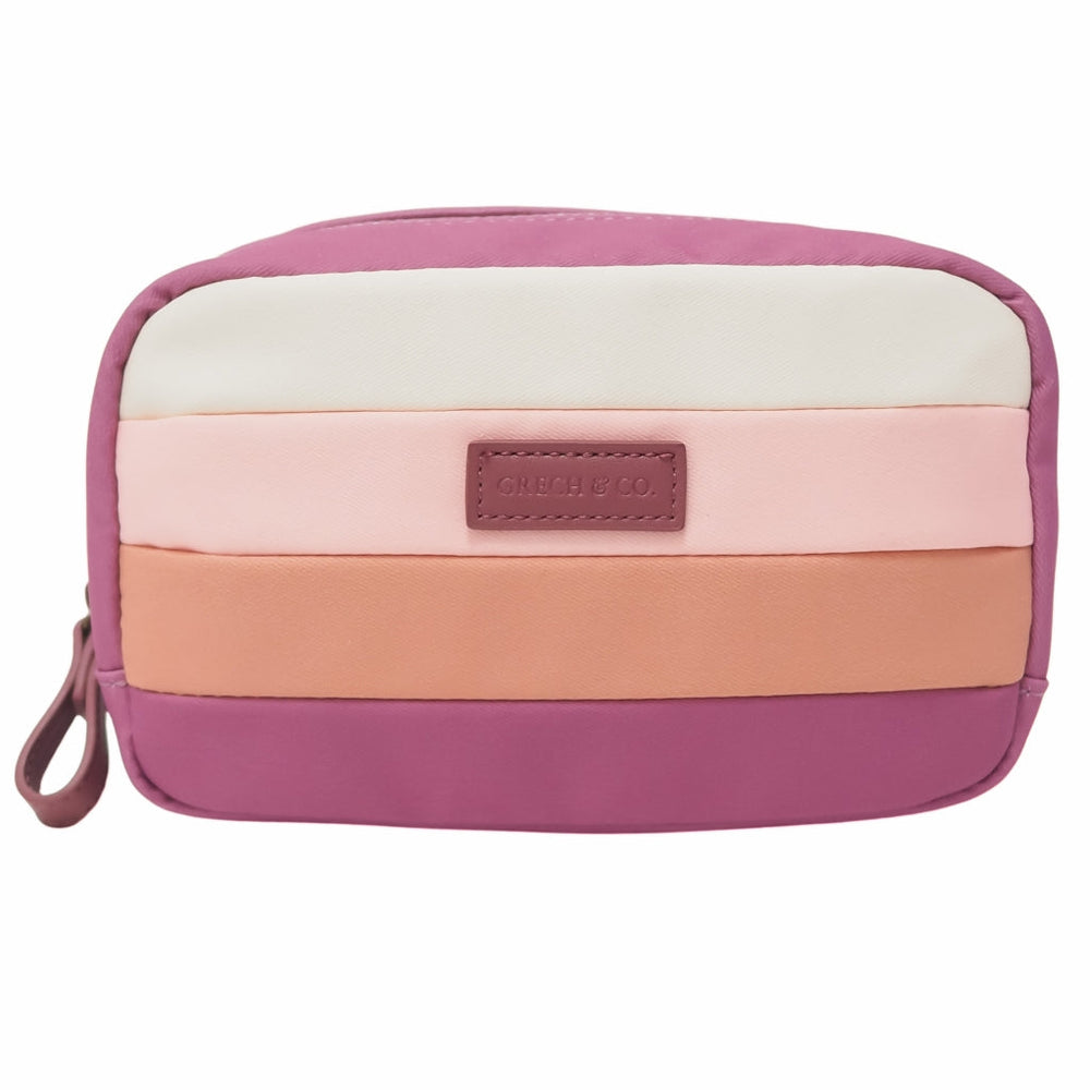 GRECH & CO. Essentials + Pencil Case Bag Mauve Rose Ombre