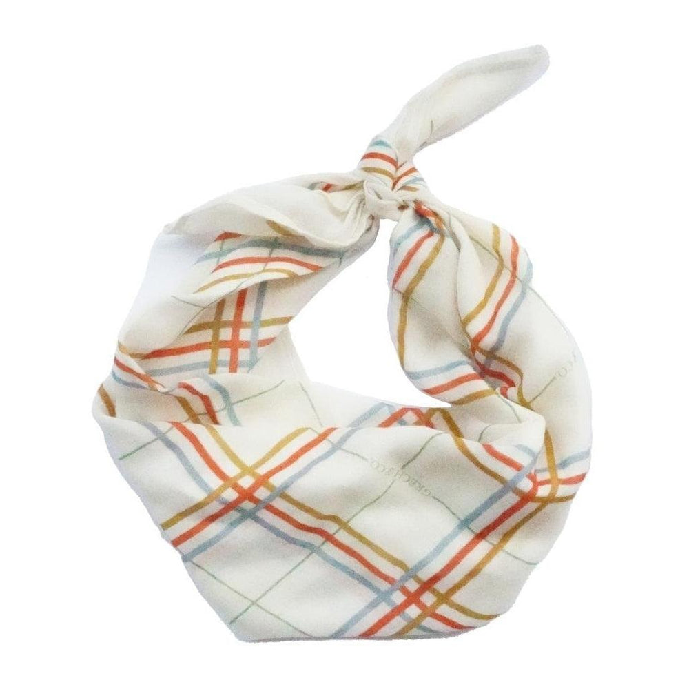 GRECH & CO. Head Scarf Hair accessories Plaid Pattern