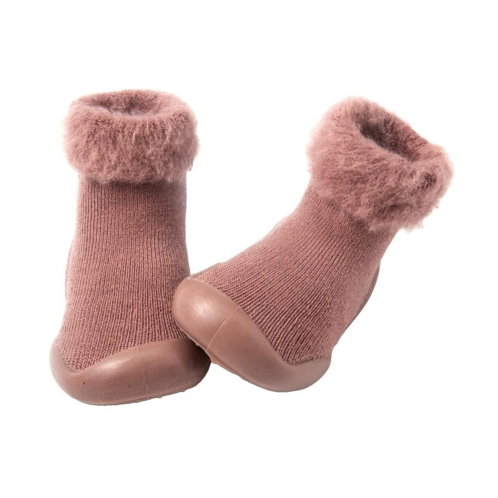 GRECH & CO. Indoor Shoe Slippers Socks Heather Rose