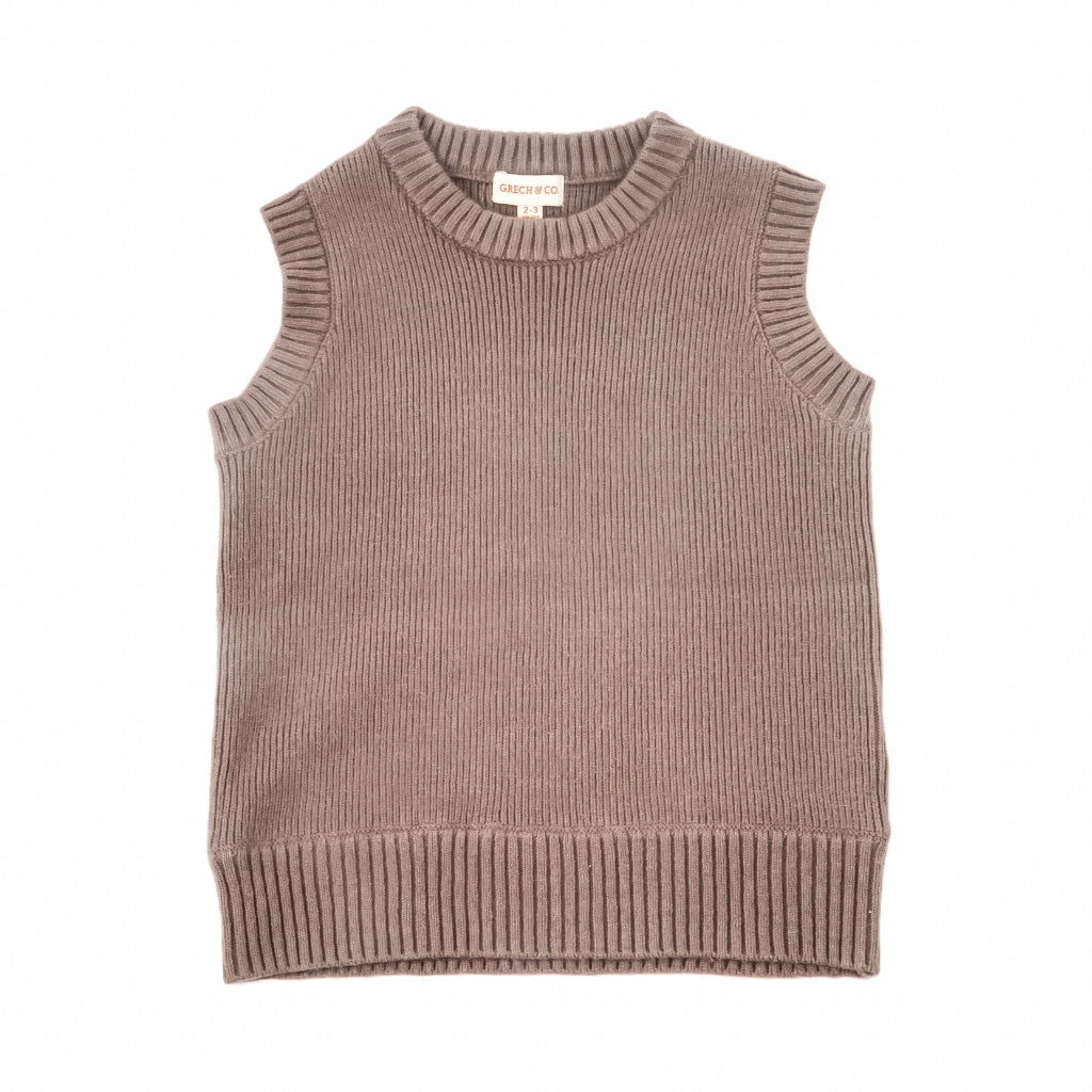 GRECH & CO. Knit Vest Clothing Storm