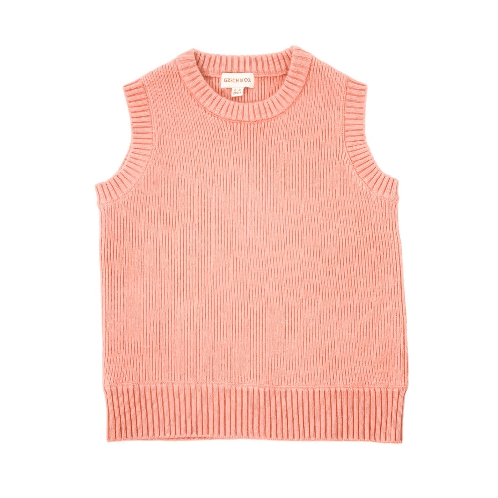 GRECH & CO. Knit Vest Clothing Sunset