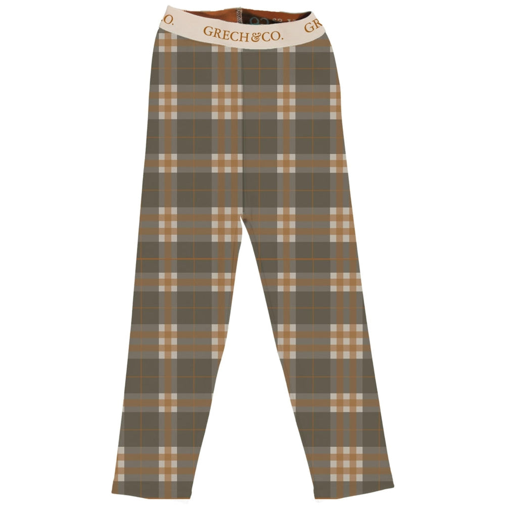 GRECH & CO. Leggings Clothing Storm Plaid