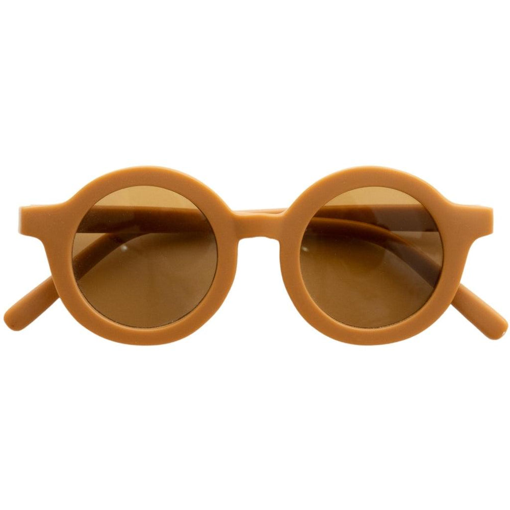GRECH & CO. Original Round Sustainable Sunglasses Sunglasses Spice