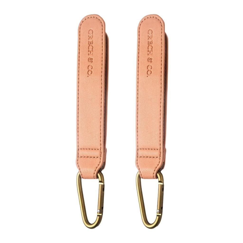 GRECH & CO. PU Stroller Strap set of 2 Baby Essentials Sunset