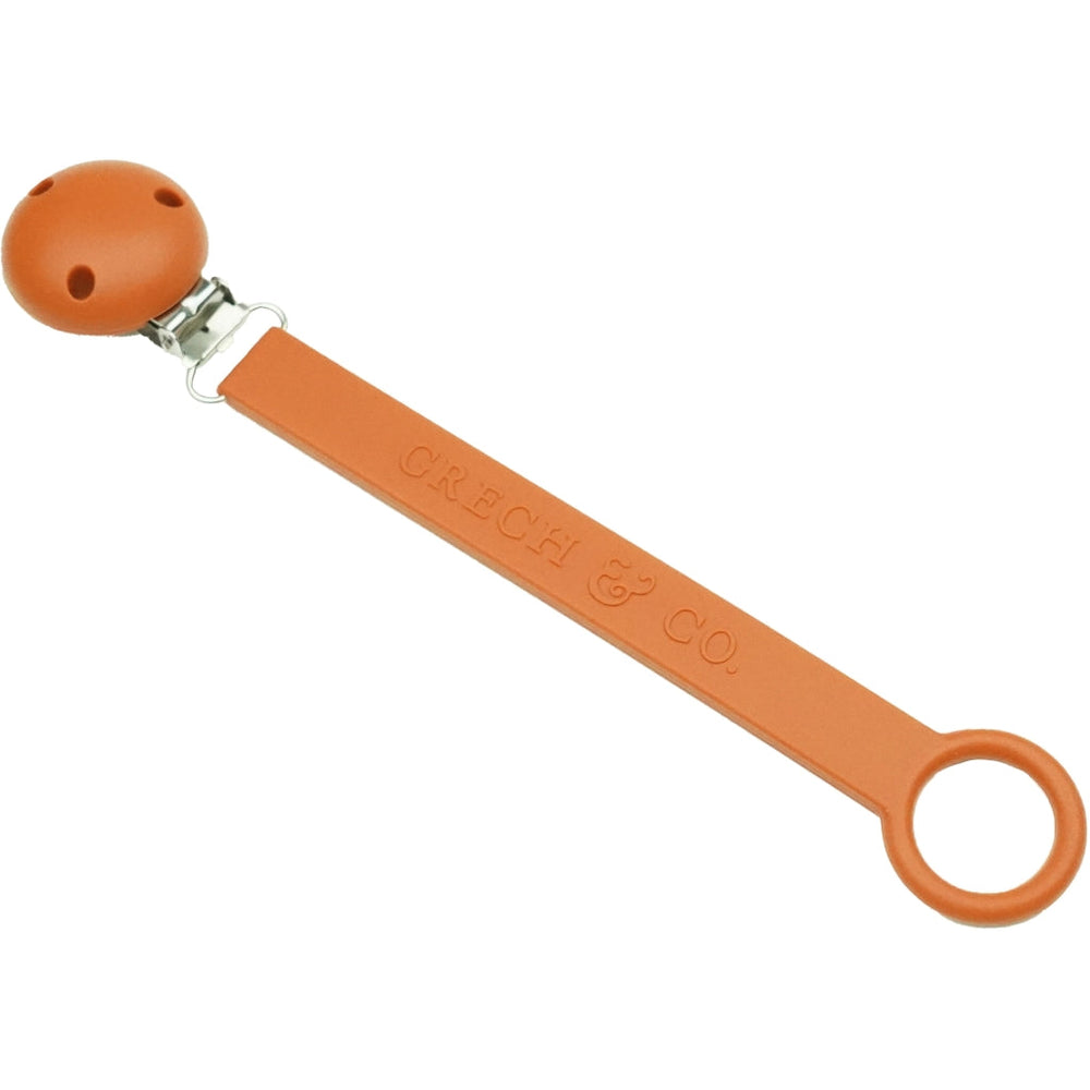 GRECH & CO. Pacifier Clips Pacifier clips Rust