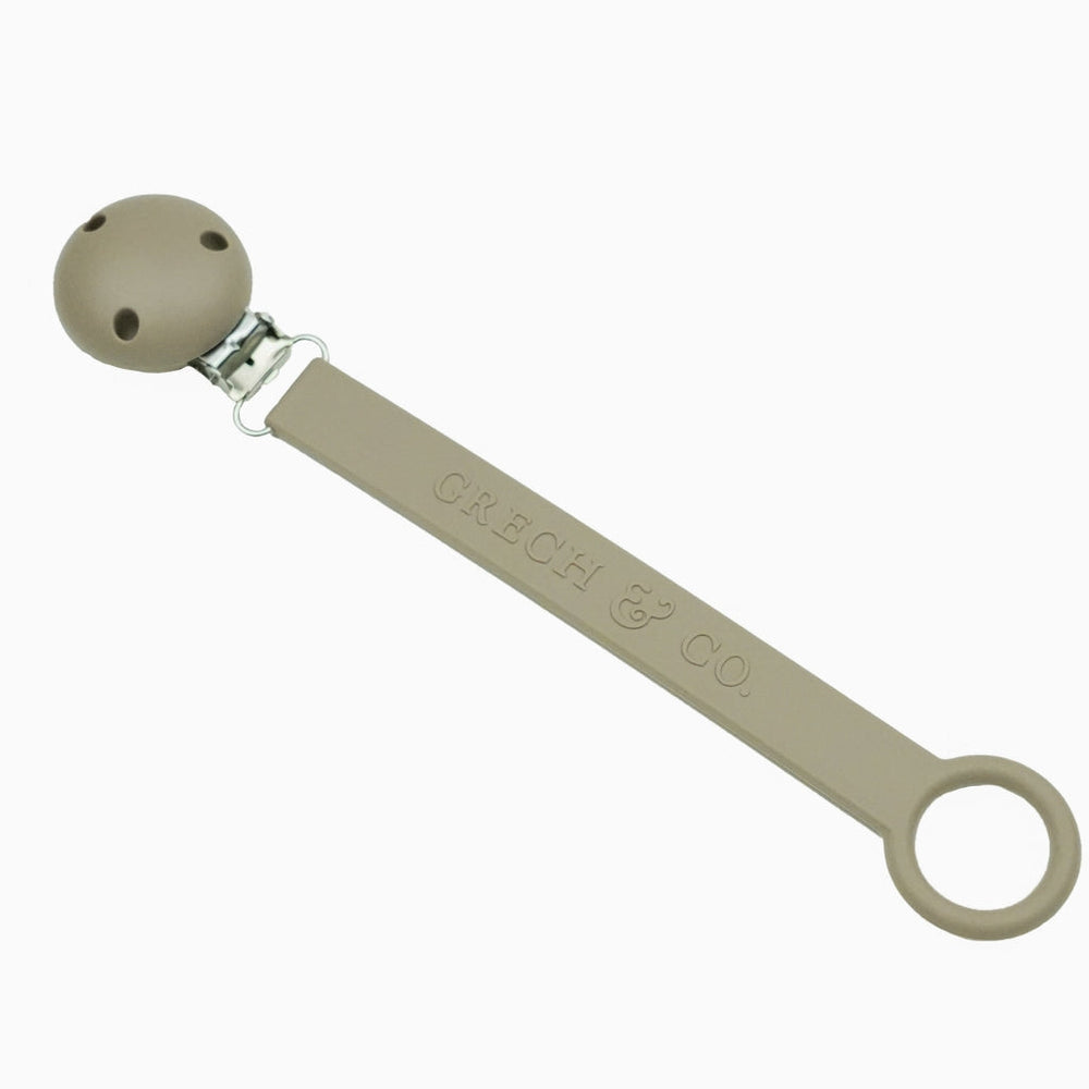 GRECH & CO. Pacifier Clips Pacifier clips Stone