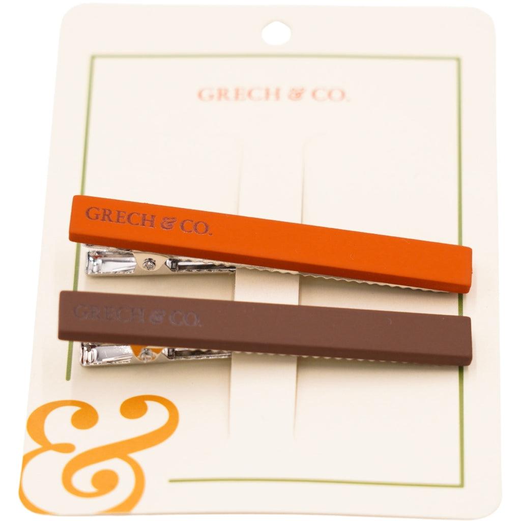 GRECH & CO. Set of 2 - 2 Toned Hair Clips Hair clips Ember