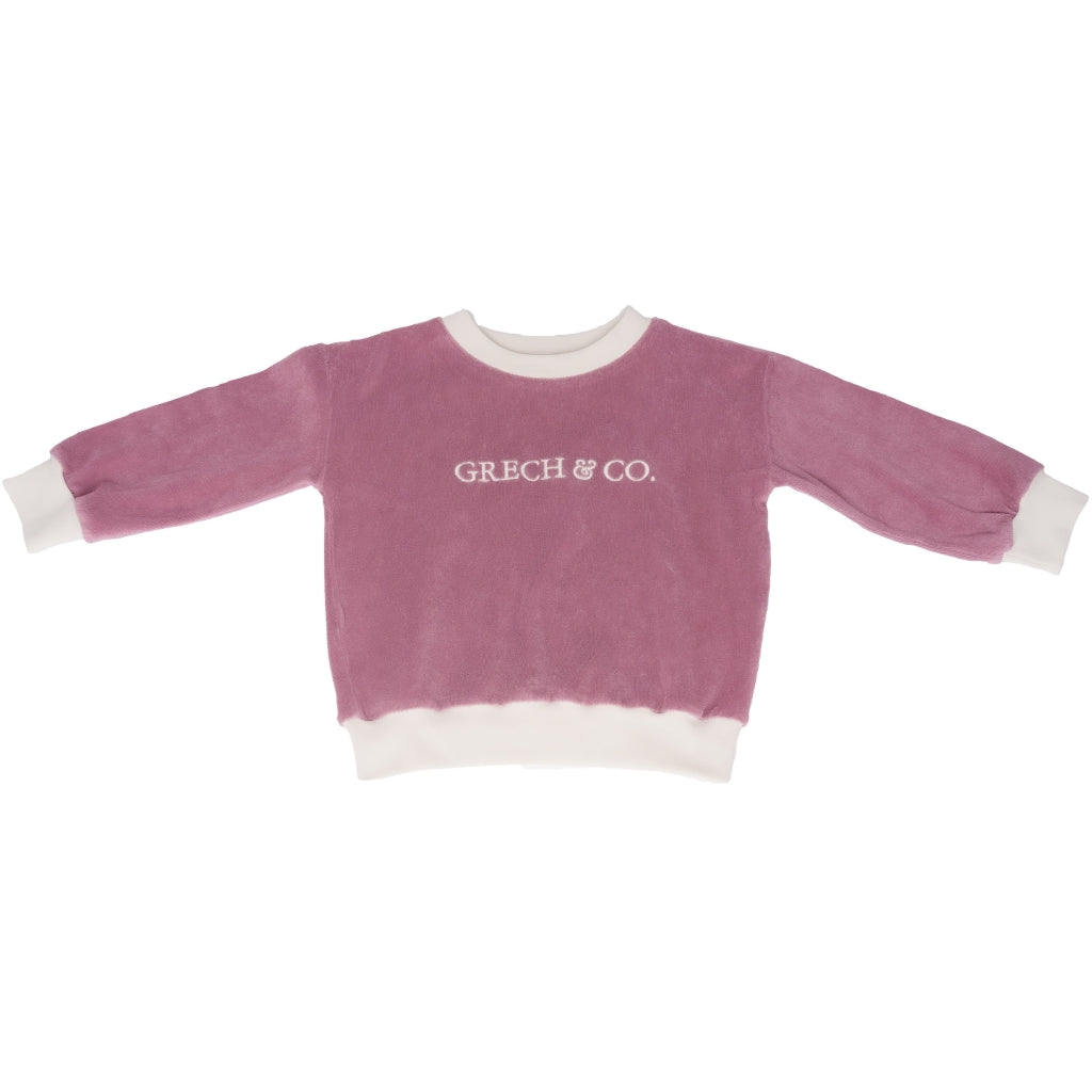GRECH & CO. Signature Sweater | GOTS Clothing Mauve Rose