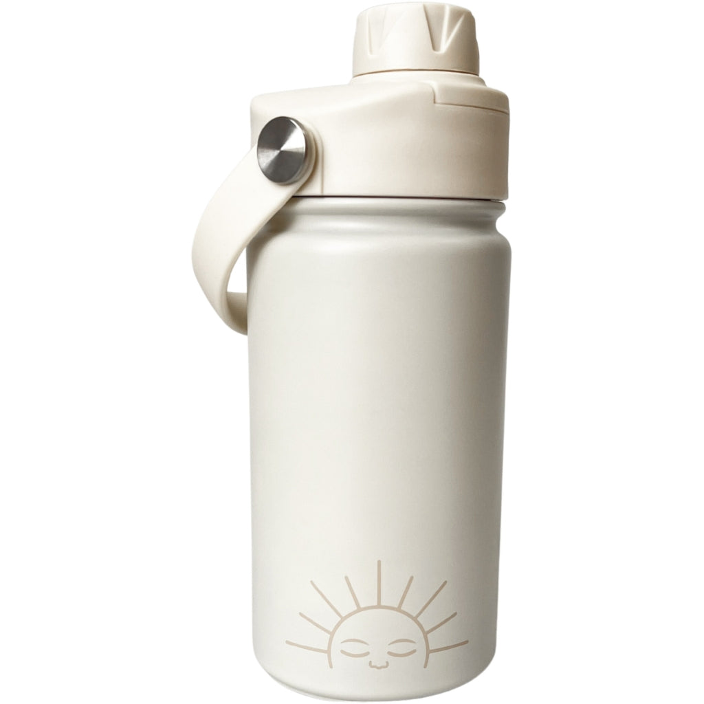 GRECH & CO. Twist + Go Thermo Water Bottle | 14oz Thermo Creamy White