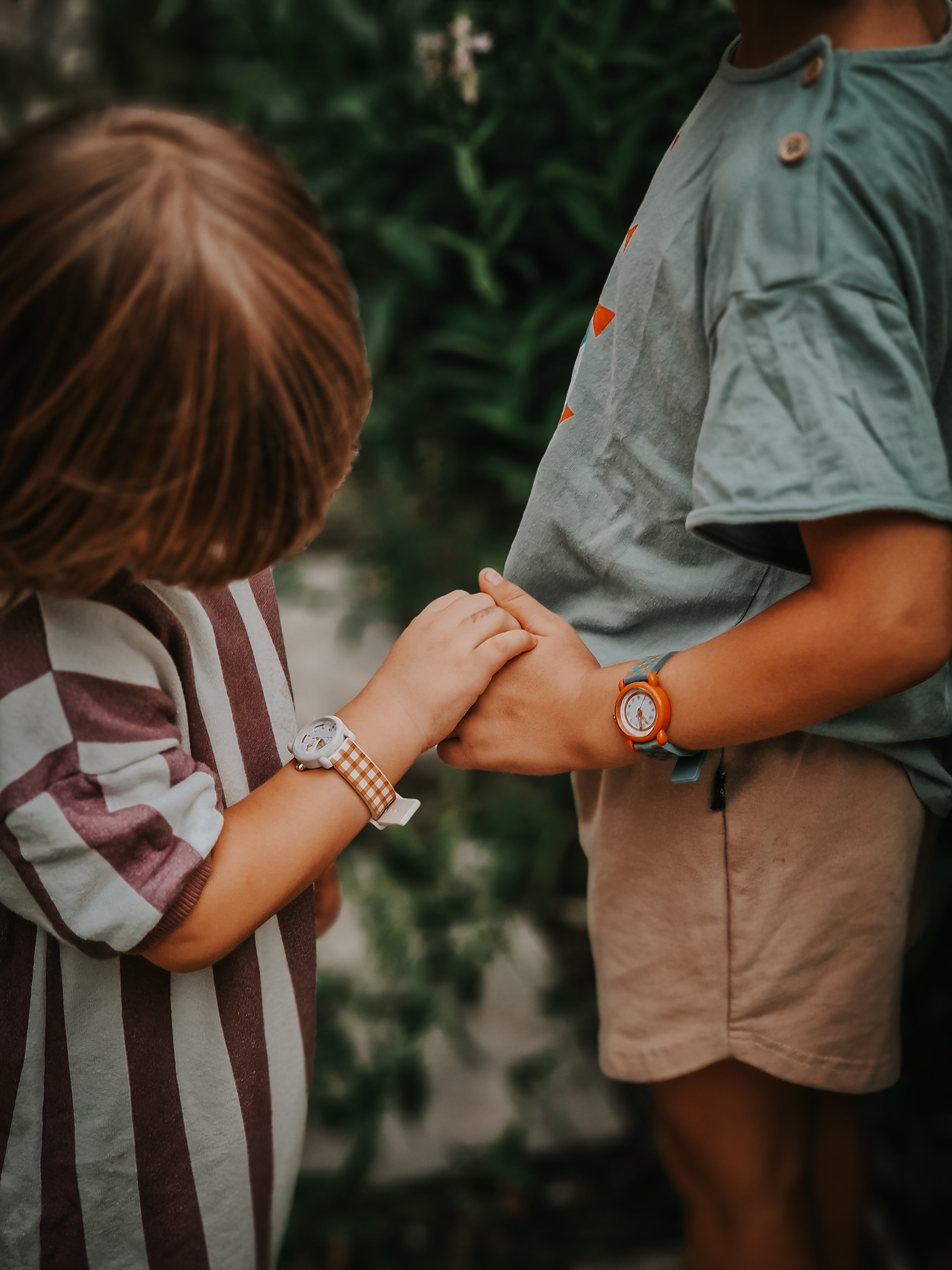 Classic Watches | Silicone + Stainless Steel | Storm Plaid