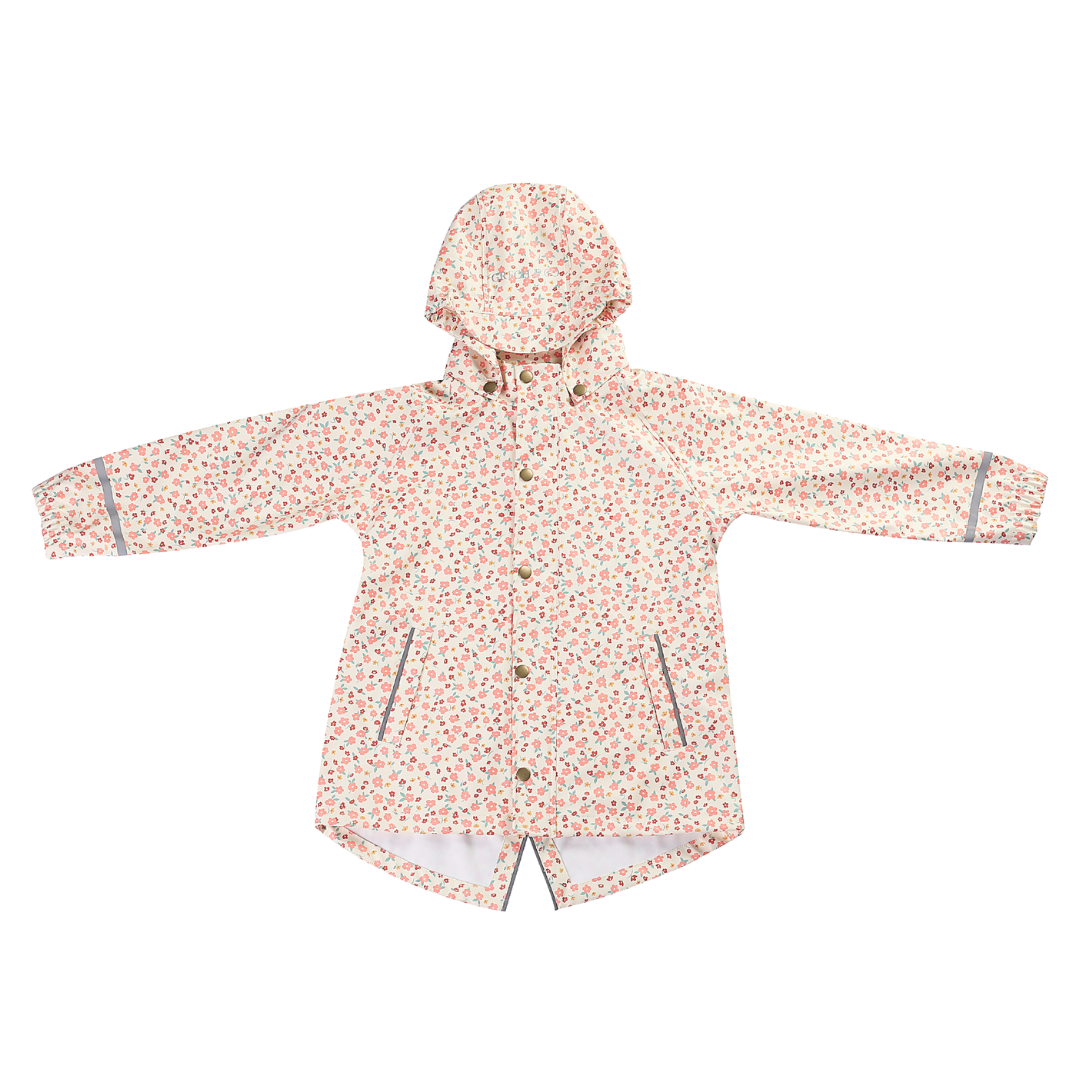Fishtail Rain Jacket | Sunset Meadow — GRECH & CO. B2C | USA