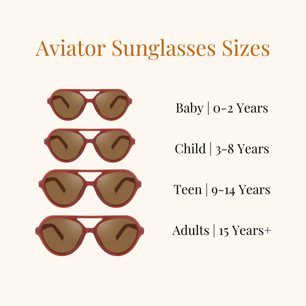 AVIATOR : SEMI-BENDABLE & POLARIZED SUNGLASSES | CINNAMON | GCO2189| GCO2190 | GCO2191 | GCO2192