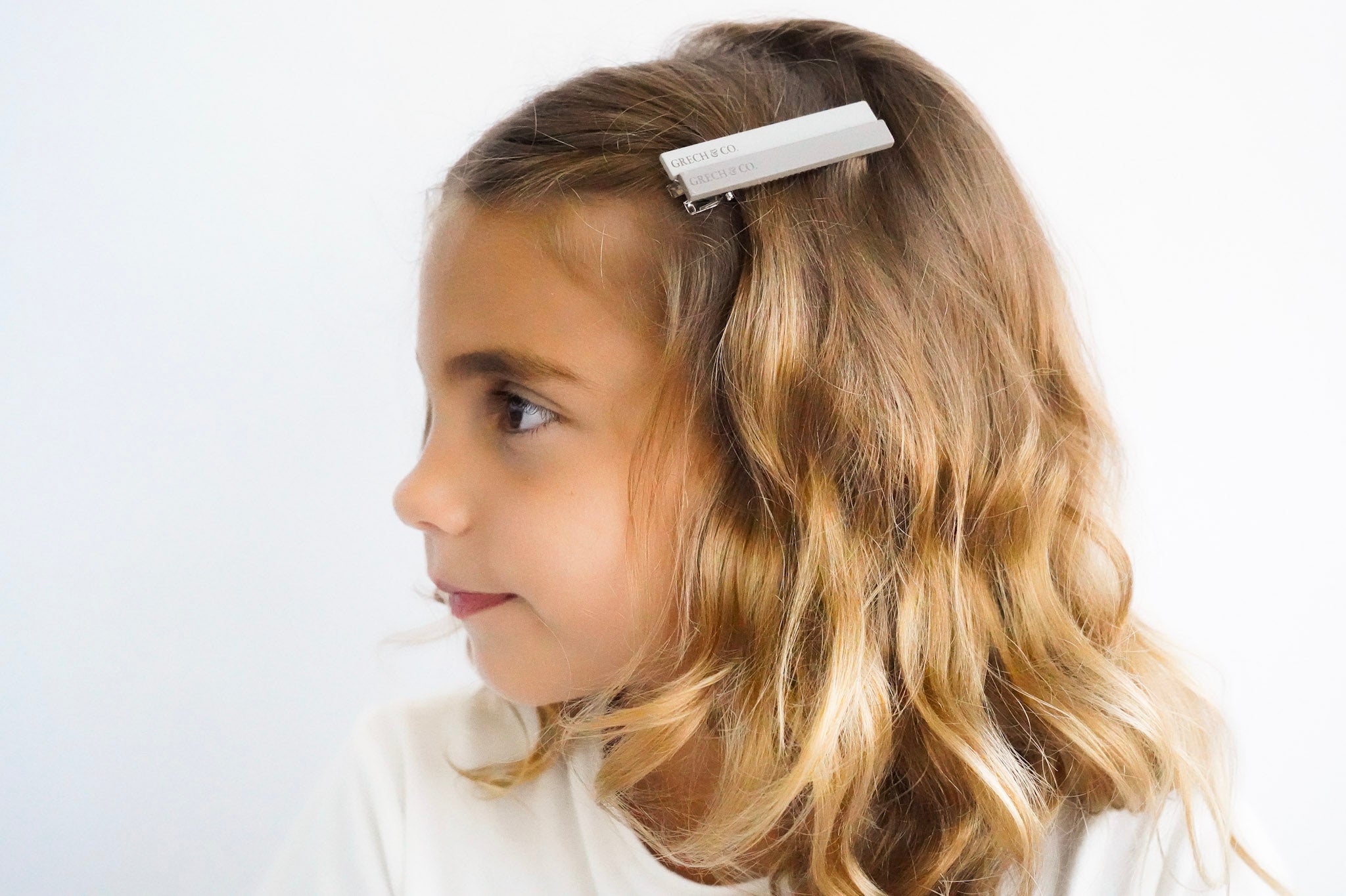 Set of 2 - 2 Toned Hair Clips - Atlas