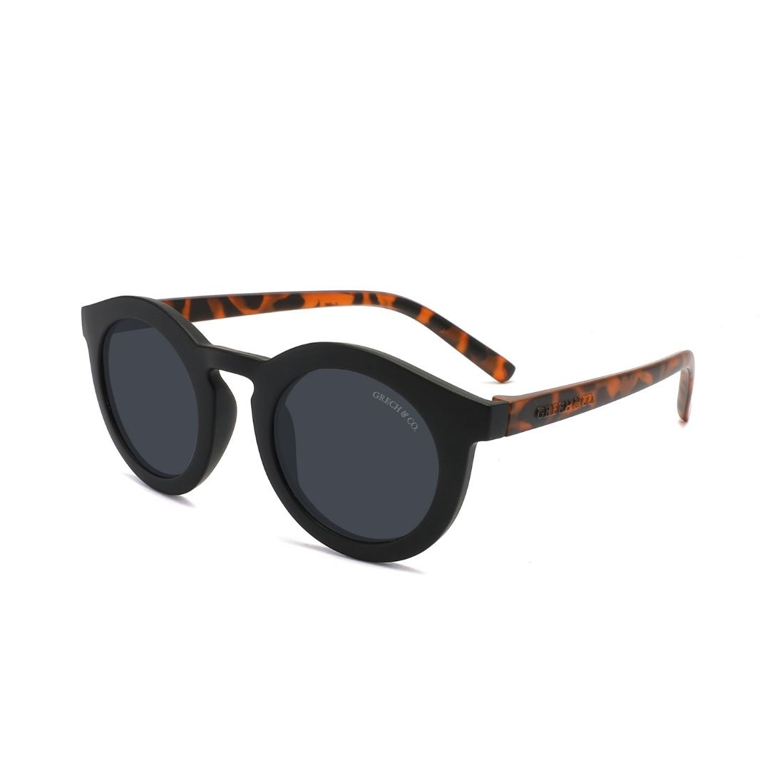 Classic Sustainable Sunglasses | Bio-Based · Bendable · Polarized  | Black + Tortoise |  Child | 3-8 Y