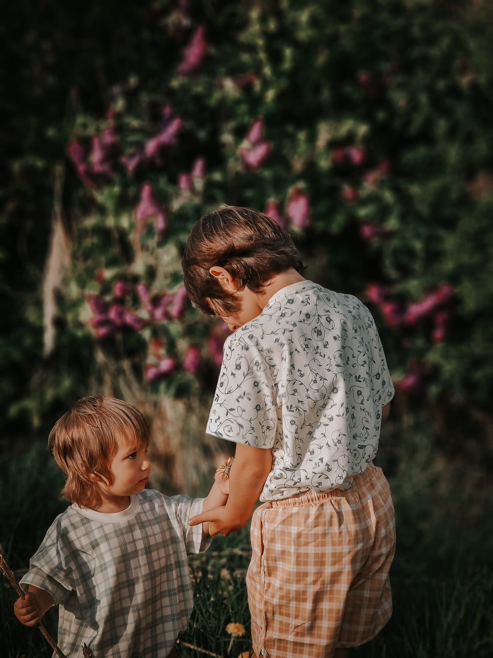 Swim Trunks | UPF + Recycled - Buckwheat Plaid