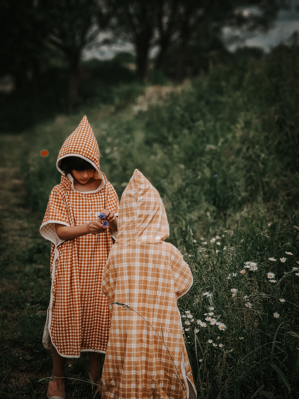 Bathing Towel Poncho | Organic Cotton - Buckwheat