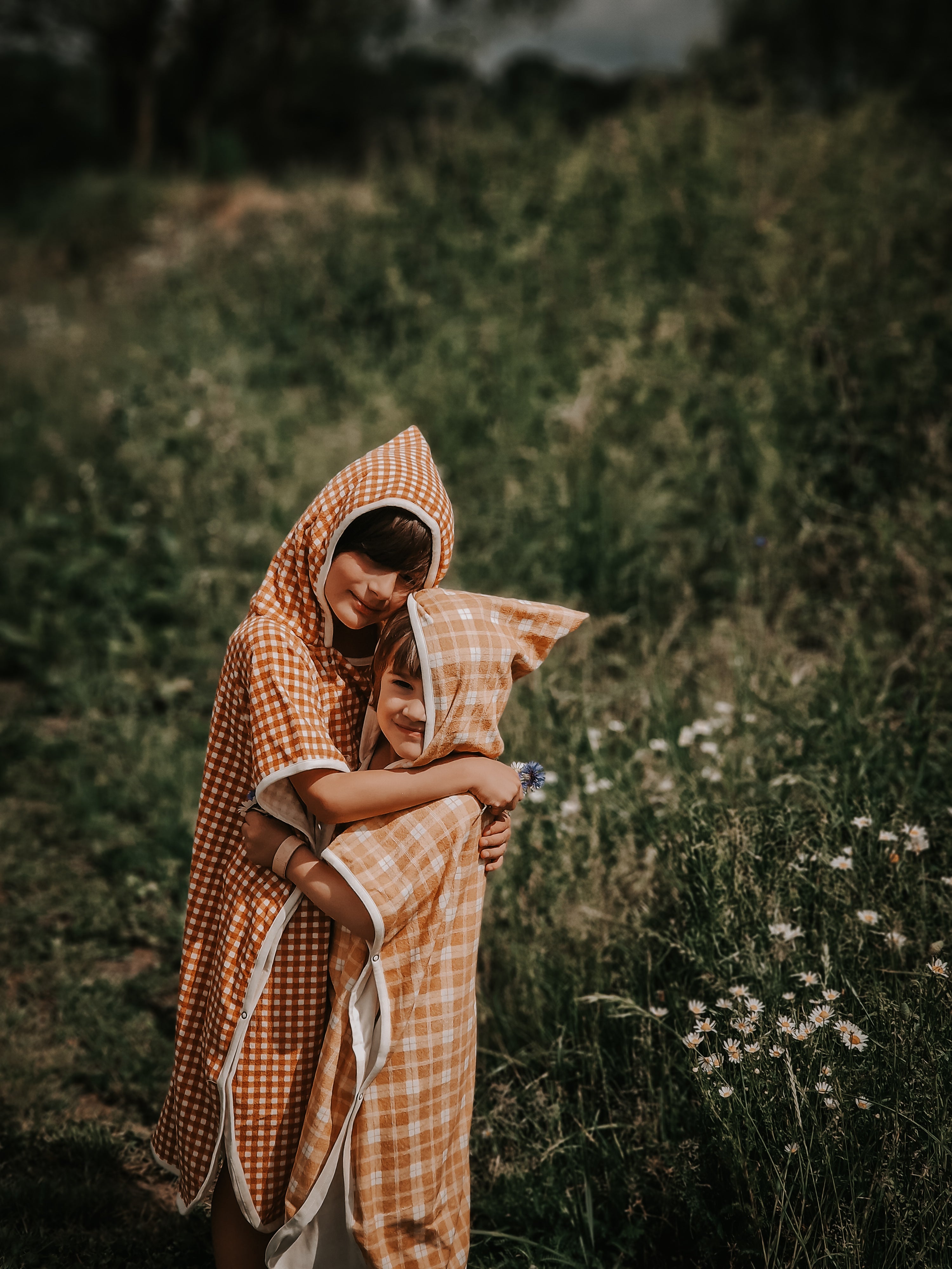Bathing Towel Poncho | Organic Cotton - Buckwheat