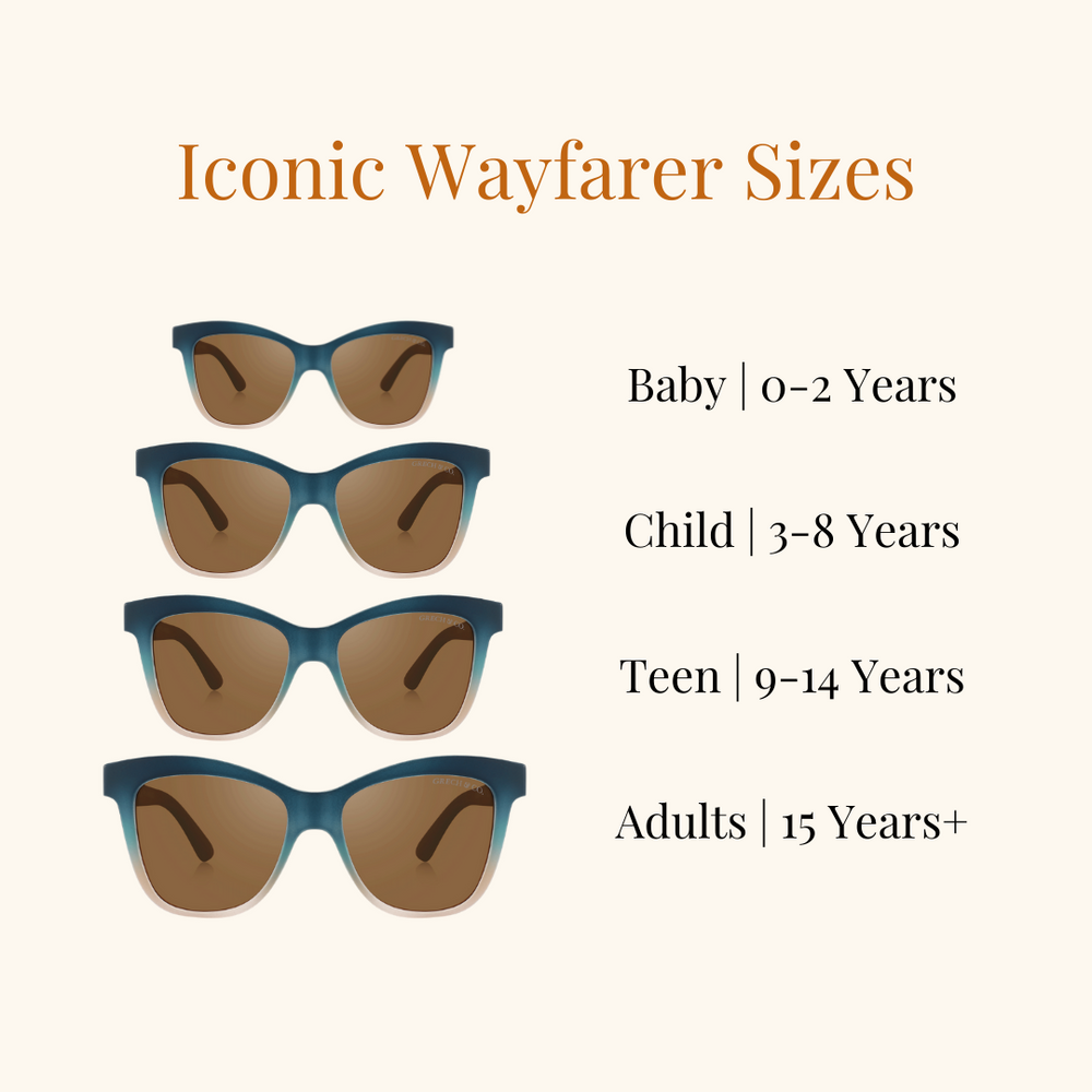 ICONIC WAYFARER : SEMI-BENDABLE & POLARIZED SUNGLASSES | DESERT TEAL OMBRE | GCO2185 | GCO2186 | GCO2088 | GCO2091