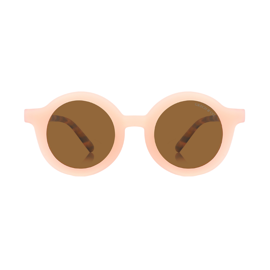 Original Round | Bio-Based · Bendable · Polarized | Blush Bloom + Tortoise