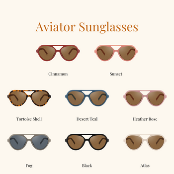 AVIATOR : SEMI-BENDABLE & POLARIZED SUNGLASSES  | TORTOISE | GCO2083 | GCO2084 | GCO2085