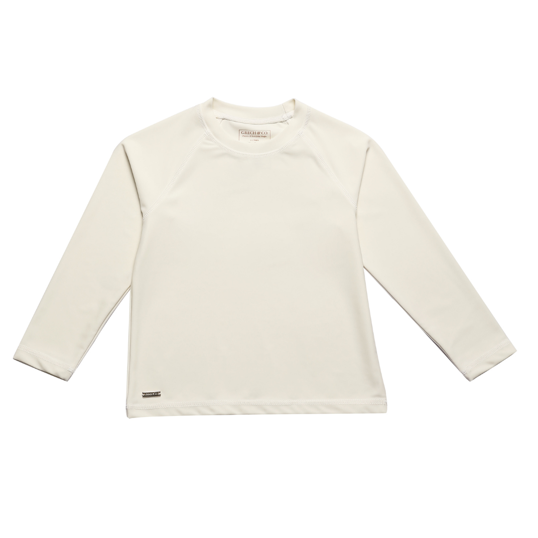 Long Sleeve Swimming Rashguard  | UPF + Recycled - Sand