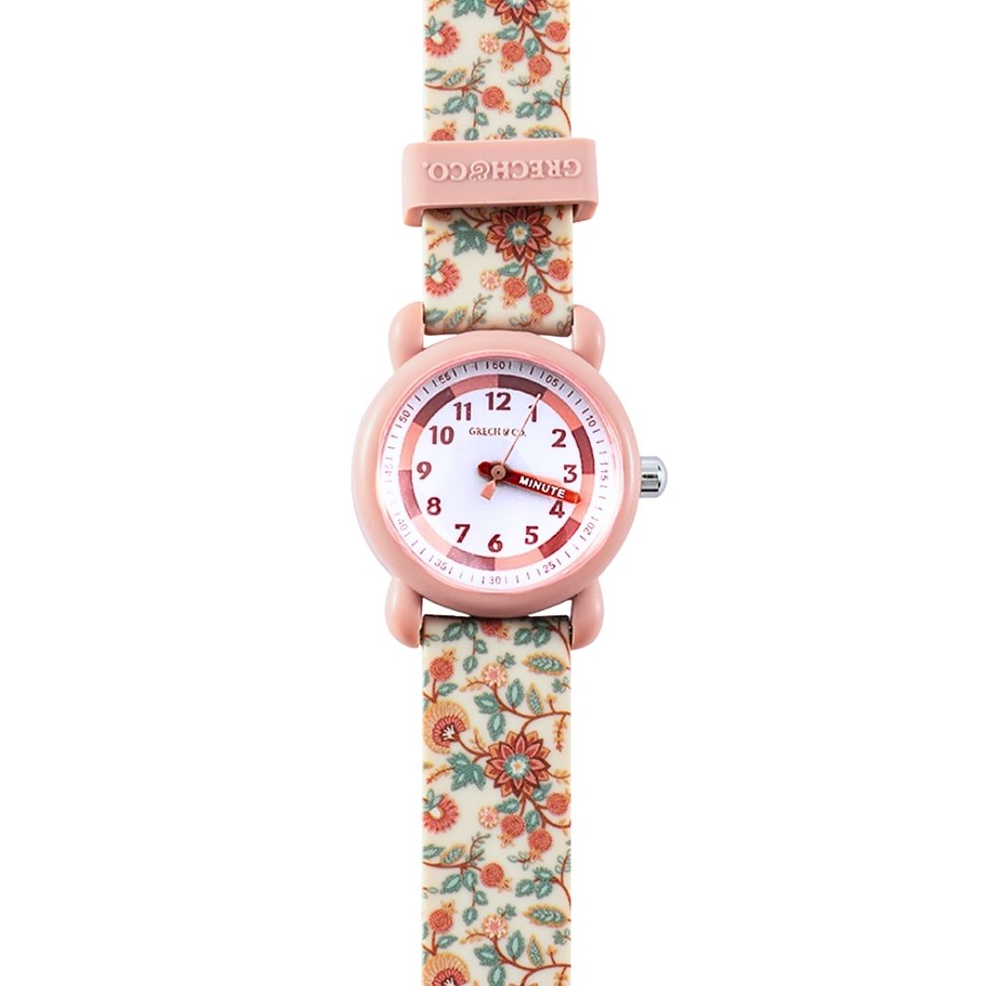 Classic Watch | Silicone + Stainless Steel | In Bloom