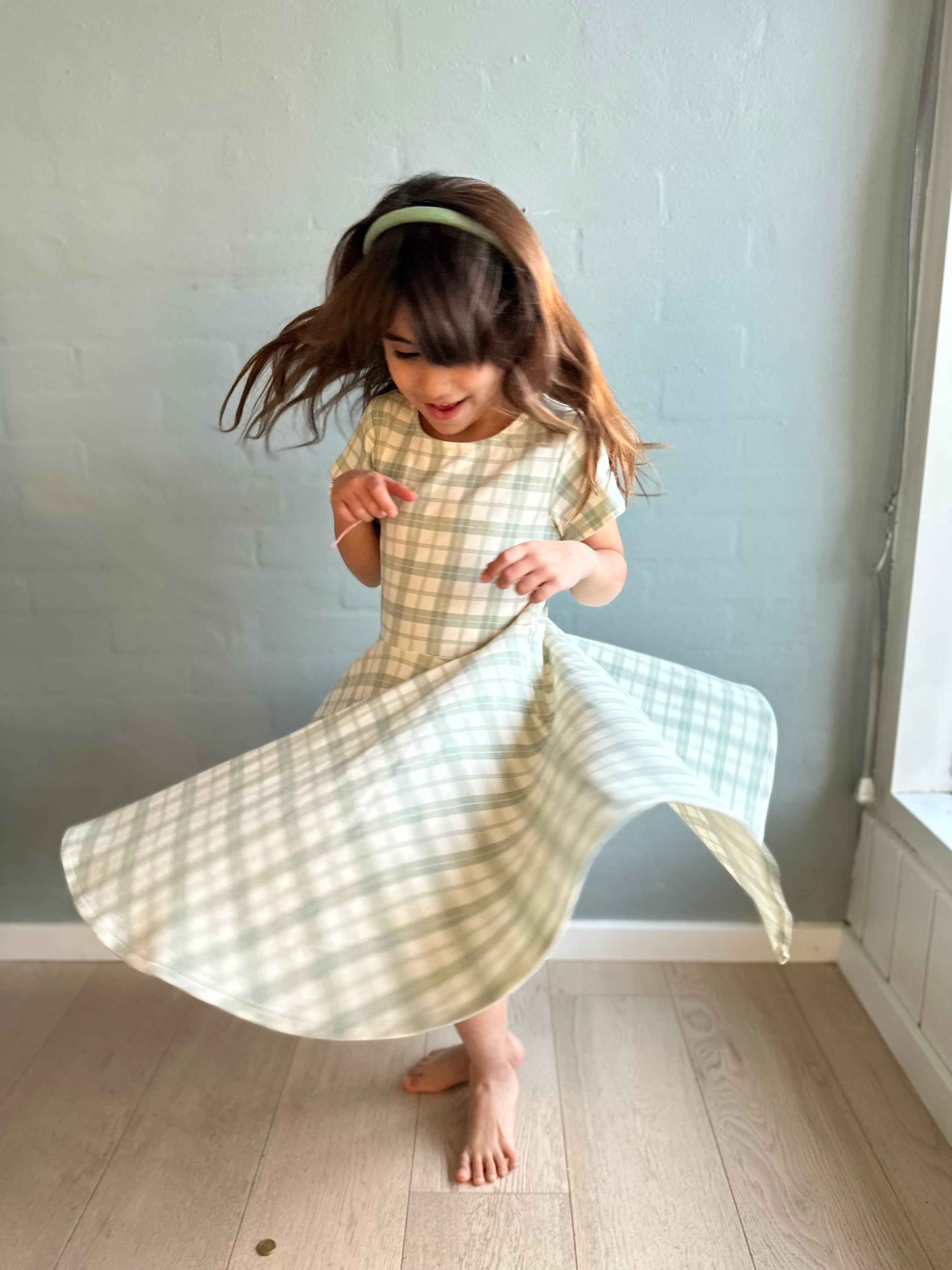 Sweetheart Twirl Dress | Organic Cotton Jersey | Lille Cottage Club