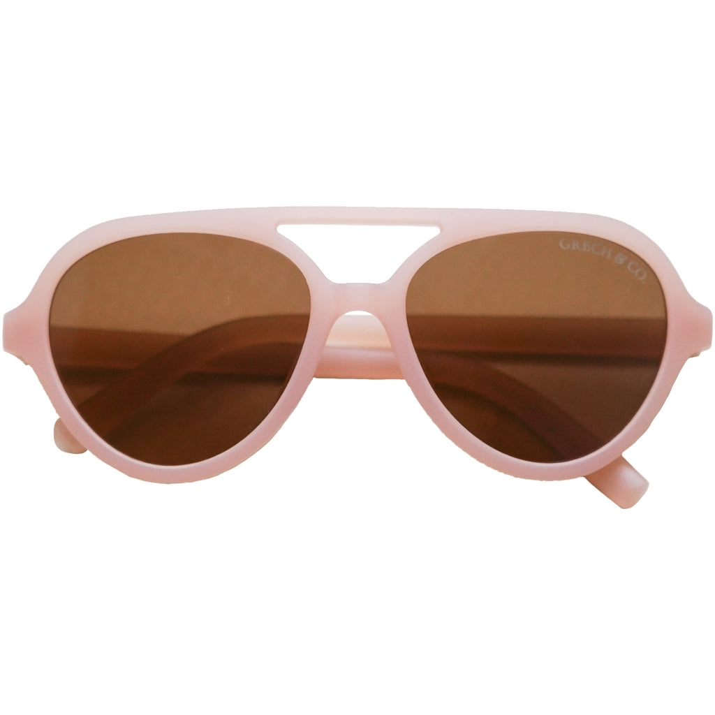 GRECH & CO. Aviator | Polarized Sunglasses | Baby Sunglasses Coral Rouge