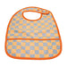 GRECH & CO. Basic Bib Bib Checks  Laguna + Wheat