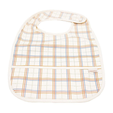 GRECH & CO. Basic Bib Bib Plaid Pattern