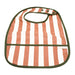 GRECH & CO. Basic Bib Bib Stripes Atlas + Tierra