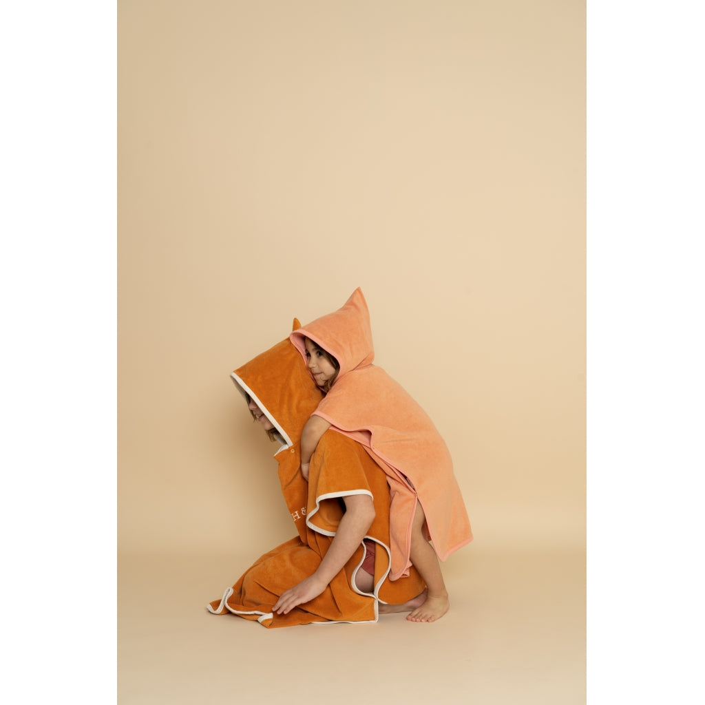 GRECH & CO. Bathing Poncho | GOTS Clothing Coral Rouge