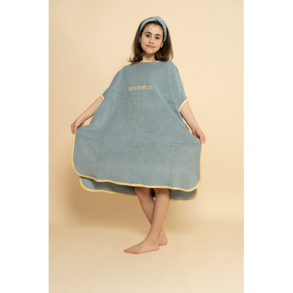 GRECH & CO. Bathing Poncho | GOTS Clothing Sky Blue