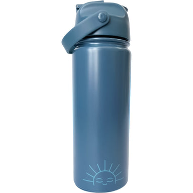 GRECH & CO. Bite + Sip Thermo Water Bottle | 18oz Thermo Desert Teal