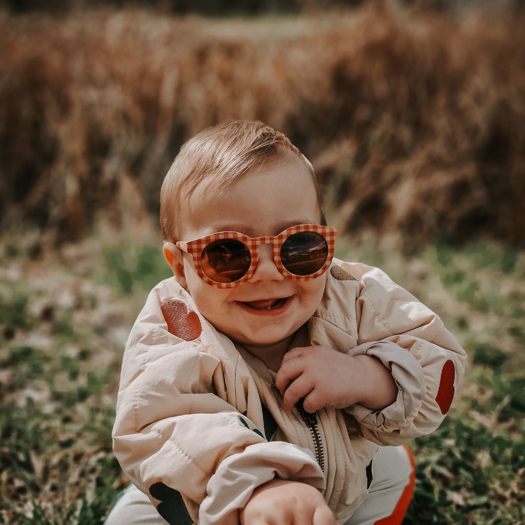 CLASSIC: BENDABLE & POLARIZED SUNGLASSES | SUNSET GINGHAM