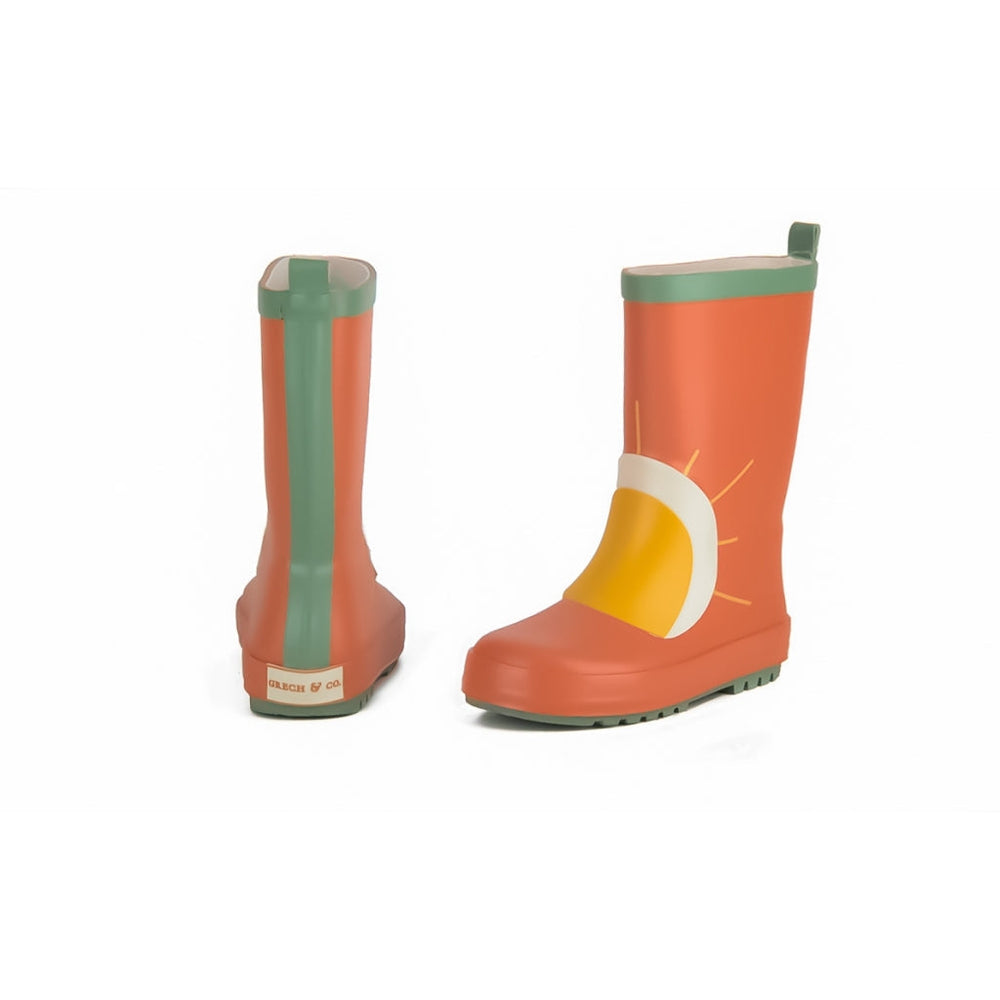 GRECH & CO. Children's Rain Boots Rain Boots Rust