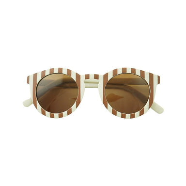 GRECH & CO. Classic: Bendable & Polarized Sunglasses-Baby Sunglasses Stripes Atlas + Tierra