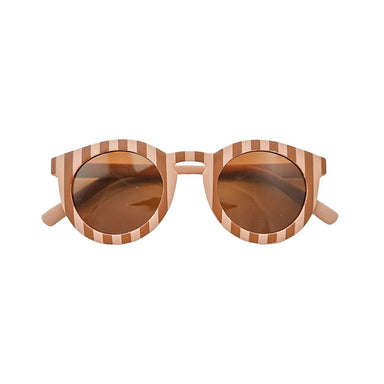 GRECH & CO. Classic: Bendable & Polarized Sunglasses-Baby Sunglasses Stripes Sunset + Tierra