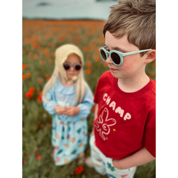 CLASSIC: RECYCLED PLASTIC & POLARIZED SUNGLASSES | LIGHT BLUE