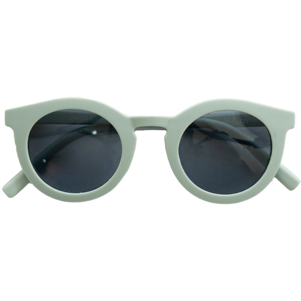GRECH & CO. Classic: Recycled Plastic & Polarized Sunglasses - Child Sunglasses Light Blue