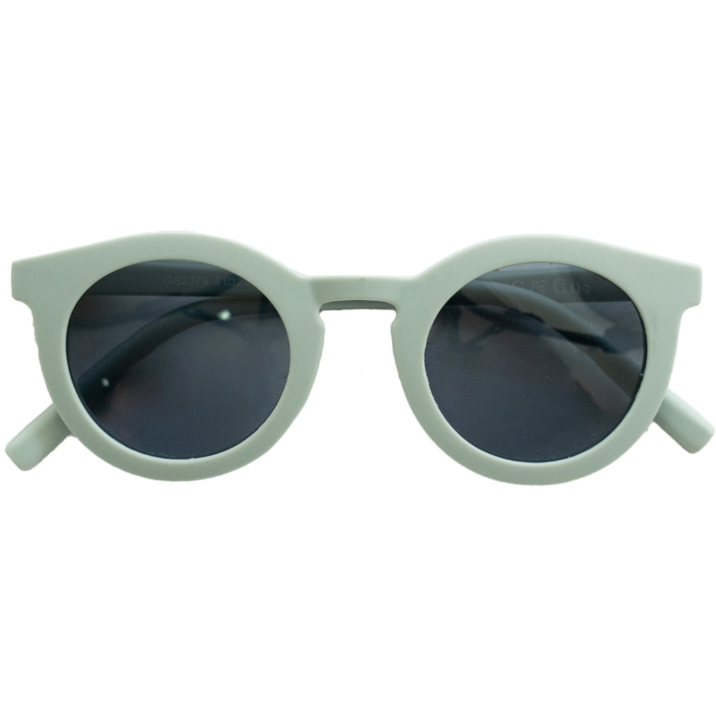 GRECH & CO. Classic: Recycled Plastic & Polarized Sunglasses - Child Sunglasses Light Blue