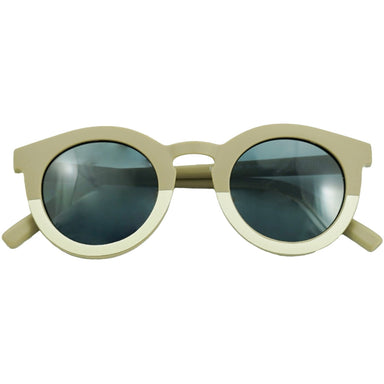 GRECH & CO. Classic: Recycled Plastic & Polarized Sunglasses - Child Sunglasses Stone+Buff