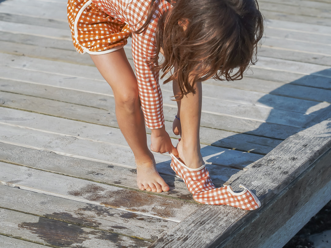 Swim Shoes - Sienna Gingham