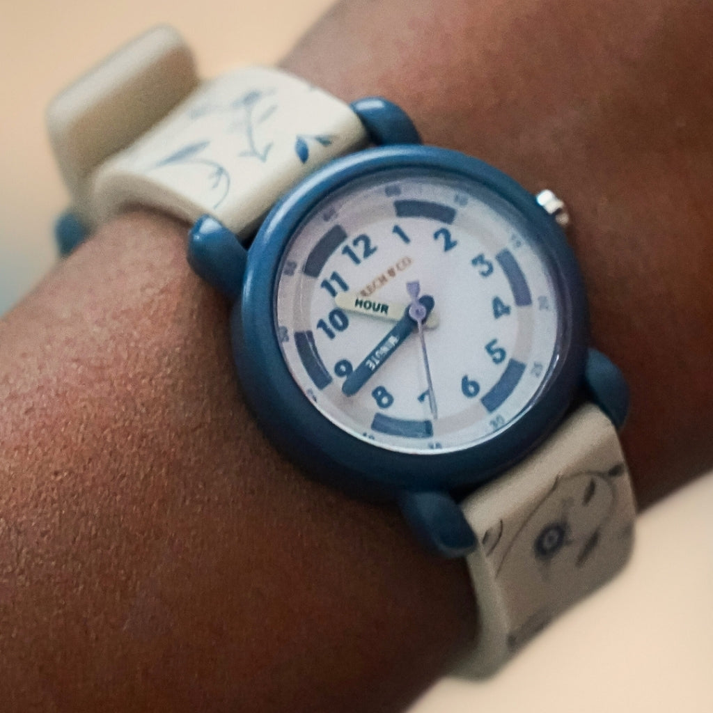 Classic Watches | Silicone + Stainless Steel | Scandi Floral